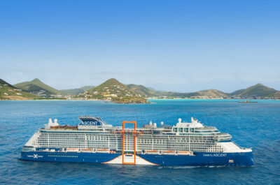 Celebrity Ascent in the Caribbean, Celebrity Cruises' newest ship launching Fall 2023